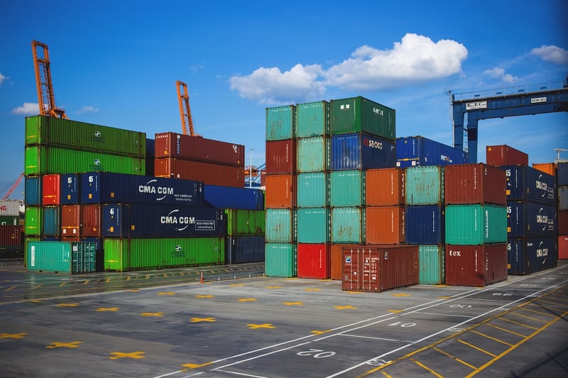 Stacked Containers